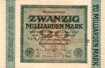 Deutschland 20 Milliarden Mark Ro 115b FZ:ND BZ:9 8er Stern ohne Punkt KN orange unc -