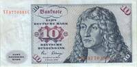 Deutschland 10 DM Deutsche Mark Ro 286b YE/D Replacement / Ersatznote (391) ---K2 -