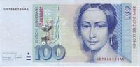 Deutschland 100 DM Deutsche Mark Ro 310a GD/A Kinegramm Fehler aunc ---K2 -