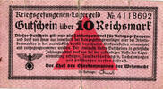 Deutschland 10 Mark 1939-1945 Ro 521a KGL WW2 (692)  57.67 US$  +  230.66 US$ shipping
