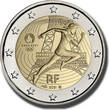 2021 France Olympic Games Paris 2024 2 Euro Coin Card Set of 5