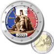 2 Euro Coloured Coin Card 2023 Malta Napoleon Bonaparte and the French in Malta