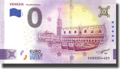 Italy 0 Euro Gold 0 Euro Souvenir Banknote Venezia Palazzo Ducale Italy SEBS 2026-3 -
