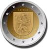 2 Euro Coloured Coin Faisal II