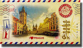 Czech 0 Euro Love Card Souvenir I Love Prague Czech Republic CZAA-1 unz 4.62 US$  +  114.32 US$ shipping
