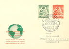 Berlin 10 Pfg and 20 Pfg Day of the Postage Stamp 1951 on official First Day Cover with first day special cancel BERLIN 07.10.51, in -