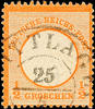 Hannover Nachverwendungen WITTLAGE - two ring cancel, clear partial cancel ITTLAGE on having bright colours, good embossed and perforated DR 1/2 Gr. S -