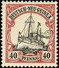 Deutsch-Neuguinea 40 Pfg. With plate flaw I, unused, expertized Dr. Provinsky BPP, Michel 60.- -