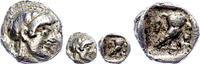 AR Obol 480-460 - Chr.  Attica Athen, (0, 6 g), M.Ö. 480-460 Av.  At ... 109,00 EUR + 6,50 EUR kargo