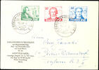 Berlin 10 Pfg to 30 Pfg Goethe on official and addressed First Day Cover with first day special cancel BERLIN 29.7.49, in perfect con -