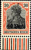 Rumänien 15 B. On 15 Pfg. - 40 B. On 30 Pfg. Without overprint M. V. I. R. , complete mint never hinged, uniform from lower margin of t -