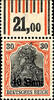 Rumänien 15 B. On 15 Pfg. - 40 B. On 30 Pfg. Without overprint M. V. I. R. , complete mint never hinged, uniform from upper margin, pho -