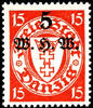 Danzig 5 Pfg 15 Pfg WHW, mint never hinged, private signature, Michel 270.- -
