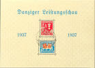 Danzig Danziger achievement show block, used with special cancellation, superb -