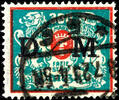 Danzig Dienstmarken 300 Mark official stamp 1922 / 23, date-appropriate cancelled Gdansk *5 g 8.7.23, photo expertize Soecknick BPP (2017) : genuine and -