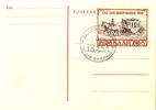 Saargebiet 15 Fr. IBASA on postal not transported maximum card with first day special cancel SAARBRÜCKEN 23.4.50, in perfect condition, p -