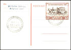 Saargebiet 15+5 Fr. IBASA with first day special cancel on illustrated card. -