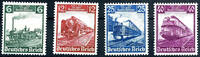 Deutsches Reich 6 Pfg to 40 Pfg a hundred years German railroad, complete set with four values, in perfect condition mint never hinged, Michel -