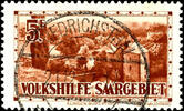 Saargebiet 40 C. - 5 Fr. Peoples help 1932, complete set with 7 values, used, faultless condition, new photo expertize Ney VP (2018) : the -