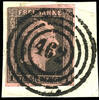 Preußen Nummernstempel 462 - Gardelegen (government district Magdeburg), clear and centric impeccable 1 Sgr. Black on rose on piece. -
