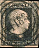 Preußen Nummernstempel 3 Silbergroschen 1183 Quedlinburg (government Bez. Magdeburg), S.O.T.N on extremely fine copy 3 silver black on rose -