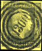 Preußen Nummernstempel 3 Silbergroschen 1300 - Salzwedel (government district Magdeburg), S.O.T.N on impeccable 3 silver black on yellow -