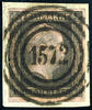 Preußen Nummernstempel 1572 - Waldenburg (government district Wroclaw), S.O.T.N on extremely fine copies 1 Sgr. Black on rose on piece -