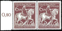 Deutsches Reich 6 Pfg 600. Anniversary the bestowal the City rights at Oldenburg, plate flaw I second U in district capital at the bottom open -
