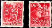 Deutsches Reich 12 Pfg SA / SS, in perfect condition mint never hinged, Michel 80.- -