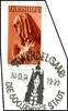 Saargebiet 40 Cent to 5 Fr. peoples help 1934: statues from churches in Saarbr+â+cken, complete set with 7 values, used St. Wendel 30.10.34, f -