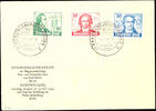 Berlin 10 Pfg to 30 Pfg Goethe on official unmailed First Day Cover with first day special cancel BERLIN 29.7.49, in perfect conditio -