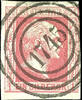 Preußen Nummernstempel 1 Silbergroschen 1745 - Dortmund and Soest, railway mail Sped office no. XI (government district Arnsberg), clear on 1 silver rose-carmine, sm -