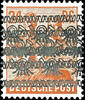Bizone 24 Pfg worker with ribbon type overprint, variety threefold overprint, in perfect condition mint never hinged, expertized Schl -