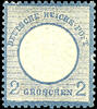 Deutsches Reich 2 Groschen large shield, ultramarine, plate flaw X broken S in post (field 7, plate IV), sound unused, better plate flaw, photo expertiz -