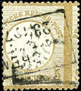 Deutsches Reich 5 Groschen large shield, ochre-brown, special feature vertical about 3 mm with defective or badly placed perforation - therefore right th -
