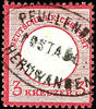 Baden Nachverwendungen PFULLENDORF POSTABL: HERDWANGEN - oval cancel, wonderful S.O.T.N on extremely fine copy 3 Kr. Small breast shield -