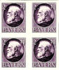 Bayern 2 Mark King Ludwig III, peace printing, imperforated, block of four, perfectly mint never hinged, Michel 480.- -