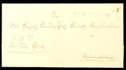 Braunschweig Vorphilatelie SCHOEPPENSTEDT - straight-line cancel, Feuser 3217-2, on folded letter cover to Wolfenbuettel -