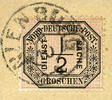 Hannover Nachverwendungen NIENBURG 16 10 - two ring cancel, Feuser 227 A, complete strike as late still used postmark on superb in every respect piece o -