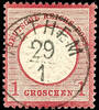 Hannover Nachverwendungen RETHEM 19 / 1 - single circle cancel, centric clear on extremely fine copy 1 Gr. Large shield -