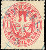 Hannover Nachverwendungen STOTEL - blue two ring cancel, centric clear on Prussia 1 Sgr., above middle small closed tear -