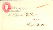 Berlin Stempel BERLIN local post EXP. XIV 1 / 1 - framed cancel of 3 lines, KBHW 151, clear on postal stationery cover 1 Sgr. As local New Ye -
