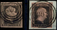 Preußen Nummernstempel 907 - Magdeburg post. Sped. Office no. VII (government district Magdeburg), two clear strikes on extremely fine copies 1 Sgr. -