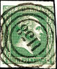 Preußen Nummernstempel 1158 - Posen, centric clear on having bright colours, right above short touched, otherwise full to wide margins cut 4 Pfg grid -