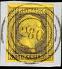 Preußen Nummernstempel 280 - KREUZNACH, OPD Coblenz, cancellation in outstanding quality on piece with right slightly at margin line, otherwise havin -
