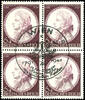 Deutsches Reich 6 Pfg 150. Day of death from Wolfgang Amadeus Mozart, plate flaw II dot in the upper margin over OZ in MOZART (field 4 or 35, -