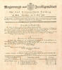 Thurn & Taxis Besonderheiten 1860, government and intelligence sheet for the Grand Duchy Coburg from 14. April. 1860, among others therein a short treatise r -