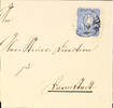 Thurn & Taxis Nachverwendungen BEERFELDEN - single circle cancel, large superb in every respect piece of letter DR -