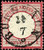 Thurn & Taxis Nachverwendungen BURGHAUN - single circle cancel, centered on 1 Gr. Large shield, above middle small paper splitting -