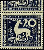 Württemberg 20 Pfg deer with plate flaw 2 in the numeral of value broken, mint never hinged extremely fine copy, Michel 60.- -